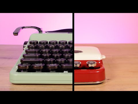 the ultimate typewriter tech comparison video! (YUNZII QL75 and Phomemo P15)