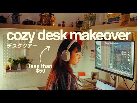 My Cozy & Productive Desk Makeover UNDER $50! ✦ Q&A ✦ 2025