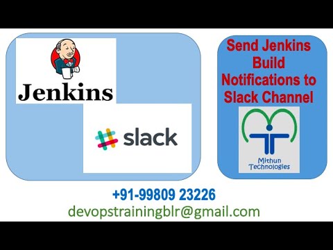 Jenkins - Slack Integration - Mithun Technologies - 9980923226