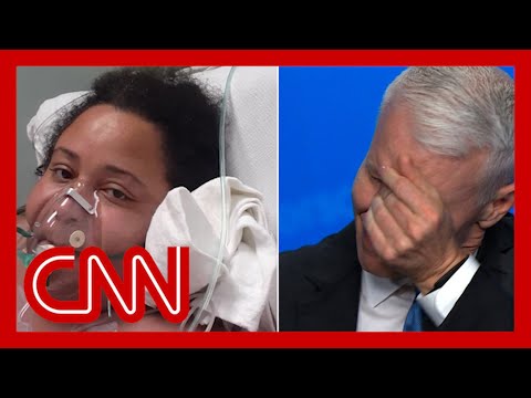 Woman's story from hospital bed brings Anderson Cooper to tears