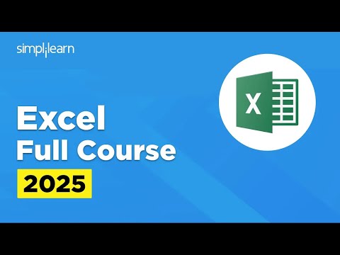 Excel Full Course 2026 | Excel Tutorial For Beginners | Microsoft Excel Course | Simplilearn
