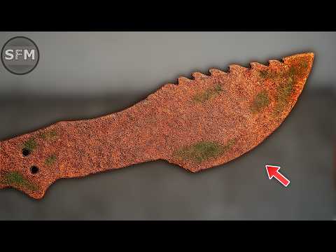 Restoration a Totally Destroyed Tactical Knife – Unbelievable Transformation!