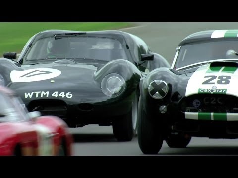 The Goodwood Revival RAC TT 2013, in a Lister Jaguar Coupe. -- /CHRIS HARRIS ON CARS