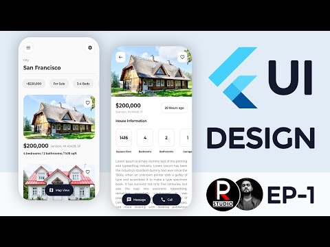 Flutter UI Design Series | Episode 1 | Flutter UI Design Tutorial