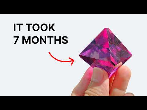 Growing DIY Beautiful Purple Crystals at Home!