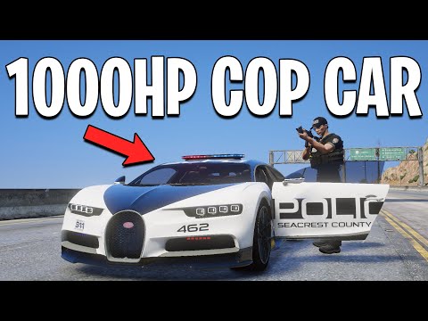 I Became A Real Cop with 1000HP Cop Car in GTA 5 RP