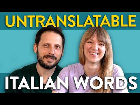 8 Everyday Italian words that DON’T EXIST in English