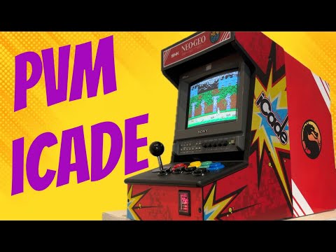 Curing Arcade Envy: 9” CRT PVM iCade, iPad 3/4 LCD with Mister FPGA