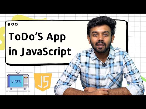 ToDo app in Java Script | JS for Beginners - 36 | code io - Tamil