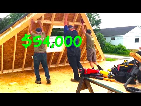 Timelapse $54,000  Cape Garage Start to Finish