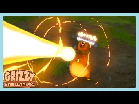 Grizzy & The Lemmings - Kamehameha! 💥🔥🌟 | WildBrain Zoo | 🐻🐹 Cartoon for Kids