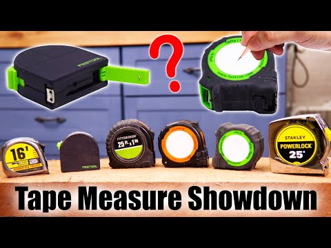 What makes a good tape measure? A Comparison of Fastcap, Stanley, Festool, and More!