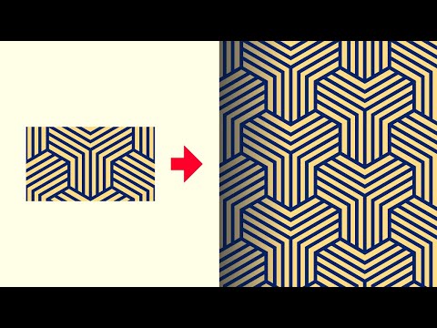Illustrator Line Pattern Tutorial | Repeatable & Seamless