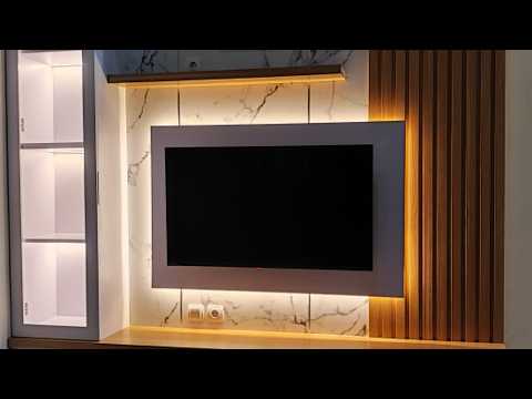 Backdrop TV/TV Unit Modern Minimalist