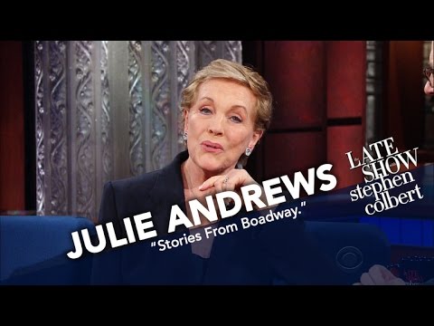 Dame Julie Andrews Makes A Grand Return To The Ed Sullivan Theater Stage