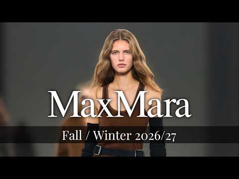 Max Mara Fall/Winter 2026/27 Fashion Show | Milan Fashion Week