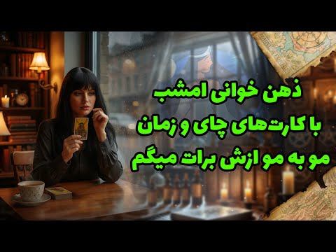 شراره تاروت کوچینگ - ذهن خوانی امشب با کارت‌های چای و زمان مو به مو ازش برات میگم