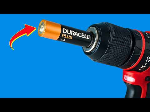 🔋 Put an Old Battery in a Drill – Genius Trick Billions Don’t Know! 😱