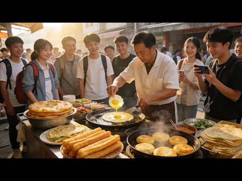 The most popular morning market in Shanghai, China – a must-try for Shanghai street food!