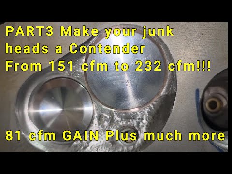 PART 3 turn your mediocre cylinder head into a beast. New cylinder head project and much more