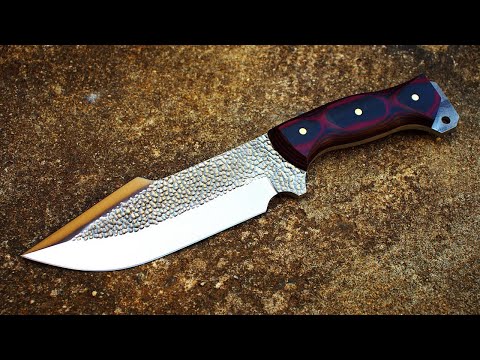 Making a Textured Bushcraft Knife