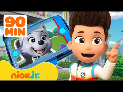 Ryder Calls PAW Patrol Pups to the Lookout Tower! #13 w/ Everest | 90 Minutes | Nick Jr.