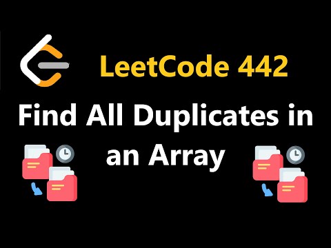 Find All Duplicates in an Array - Leetcode 442 - Python