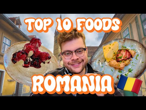 Trying Romania’s TOP 10 FOODS 🇷🇴 | Food Vlog (First Time in Romania!)