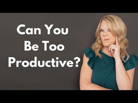 Why can't I just relax? My self-worth isn't tied to how much I get done!