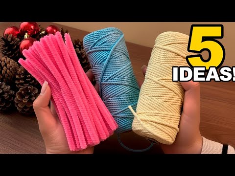 5 Genius DIY Christmas Crafts Made From Common Materials😍🎄 Easy Holiday Craft & Home Decor Ideas