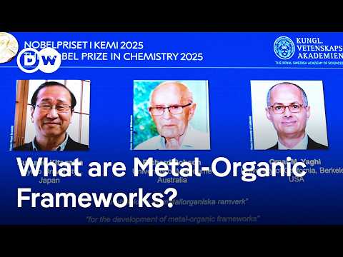 Nobel Prize in Chemistry awarded "for the development of metal–organic frameworks" | DW News