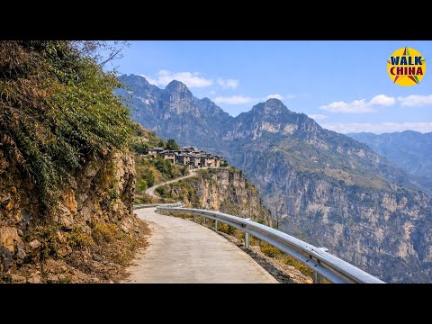 Fear Above, Beauty Below: Conquering Dadu River Gorge's Mountain Rural Roads