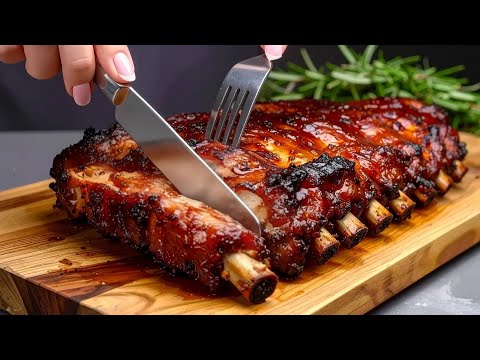 Ich brate nicht mehr! Der geheime Trick für perfekte BBQ-Rippchen! Saftig, zart, perfekt.
