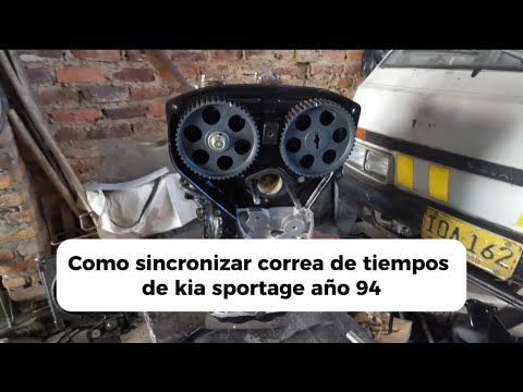 How to Synchronize the Timing Belt of a Kia Sportage (1994)