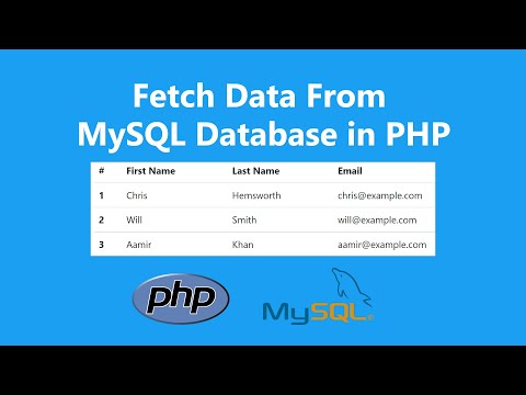 How to Fetch Data From Database in PHP and Show The Data in HTML Table