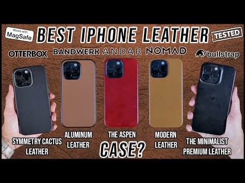 BEST iPhone Leather MagSafe Case to Buy? | Testing out 5 Notable Leather Cases in 2024!