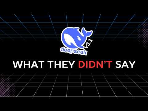 DeepSeek V3.1: Bigger Than You Think!