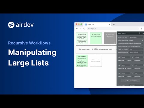 How to setup recursive workflows in bubble.io