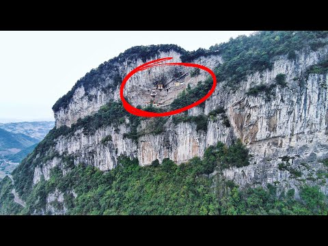 萬丈懸崖上驚現幾間房屋，究竟是何人所建，背后又隐藏了什么故事？| The Strange Story Behind the Wooden House on a Sheer Cliff