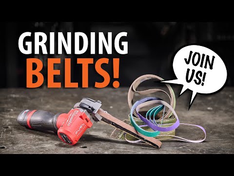 Homemade Grinding Belts?  At Home?!  GET OUT!
