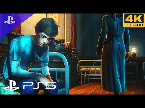 Uncharted 4 Nathan Sam Escape from boarding school Scene 4K HDR (PS5)