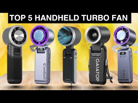 Top 5 Handheld Turbo Fans in 2025! (Beat the Heat Anywhere)