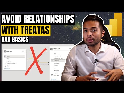 Avoid relationships using TREATAS DAX function // Beginners Guide to Power BI in 2021