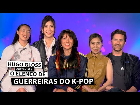 Hugo Gloss entrevista o elenco de Guerreiras do K-Pop