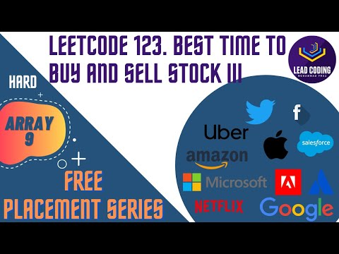Leetcode 123. Best Time to Buy and Sell Stock III