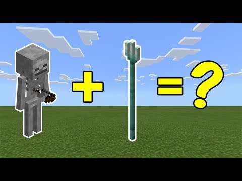 I Combined a Skeleton and a Trident in Minecraft - Here's What Happened...