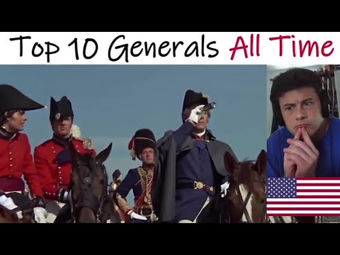 American Reacts Top 10 Generals Of All Time (according to math)
