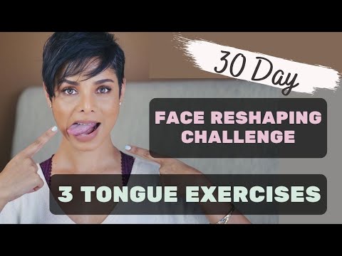 30 DAY FACE RESHAPING CHALLENGE/ 3 TONGUE EXERCISES