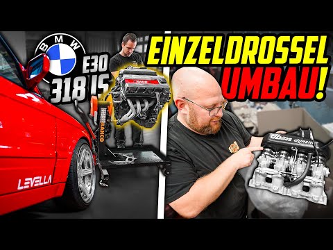 Er bekommt ENDLICH, was er VERDIENT! - BMW E30 318 IS - EINZELDROSSEL für den LEVELLA E30!