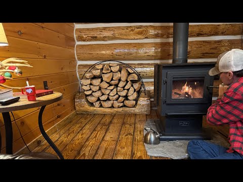 Rustic Log Firewood Rack 🪵